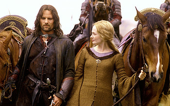 Eowyn, Aragorn HD wallpaper