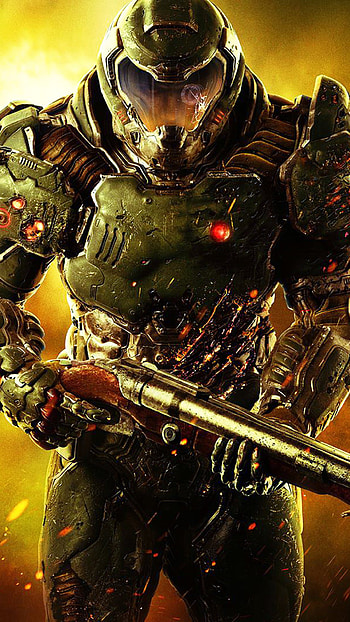 Doom 2017 HD phone wallpaper