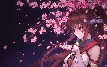 Yamato, Kantai Collection KanColle, Kantai Collection characters, Japanese manga, Yamato Kantai Collection, anime characters, Kantai Collection HD wallpaper
