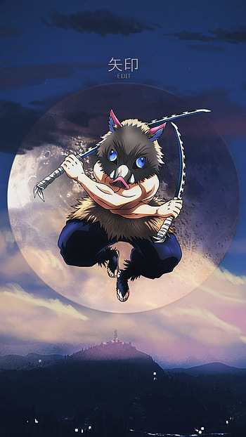 Inosuke Demon Slayer, android , , demon slayer, anime backgrounds, android backgrounds, anime , backgrounds, anime boy HD phone wallpaper