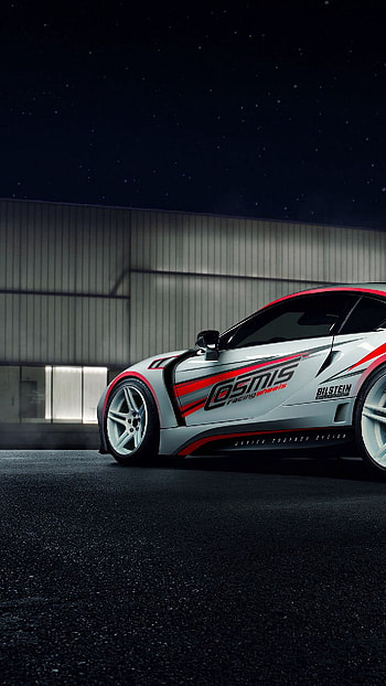 Buggati, automotive lighting, race, white, car, racing car HD phone wallpaper