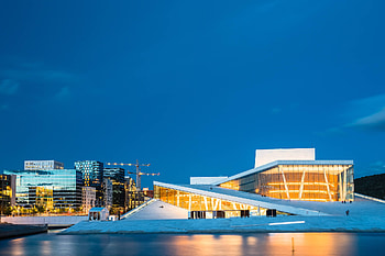 Oslo Opera House, Top web and mobile development team, Discover Oslo, Unleash potential HD wallpaper