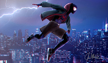 Whats Up Danger, spiderman, superheroes, artstation HD wallpaper