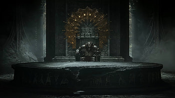 Tainted Grail: The Fall of Avalon – Dark Gaming Throne Scene, video game, Tainted Grail: The Fall of Avalon, Dark Gaming HD wallpaper
