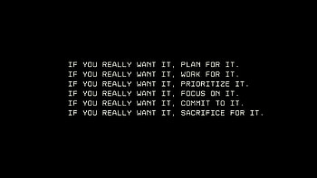 If You Really Want It Plan For It Motivation, motivation, typography, quotes, artwork, artist, art, digital-art, black, dark HD wallpaper