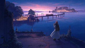Finding The Path , anime-girl, anime, artist, artwork, digital-art HD wallpaper