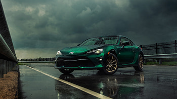Green Toyota GT86, sport car HD wallpaper