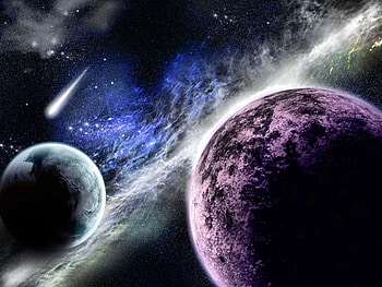 Landscape, Planets, Universe HD wallpaper