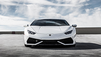 White, Lamborghini Huracan, sports car HD wallpaper