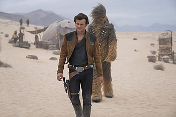 Han Solo And Chewbacca In Solo A Star Wars Story, solo-a-star-wars-story, 2018-movies, movies, alden-ehrenreich, han-solo HD wallpaper