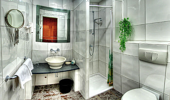 Miscellanea, Miscellaneous, r, Tile, Mirror, Shower, Bath, Restroom, Toilet, Washbasin, Washstand HD wallpaper