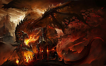 Deathwing, Dragons HD wallpaper