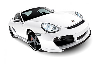 White Sports Car, 3d, car, graphics, sports car HD wallpaper