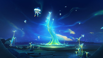 Genshin Impact — Luna VIII : Celestial Bloom, Video Game, Genshin Impact Luna VIII HD wallpaper