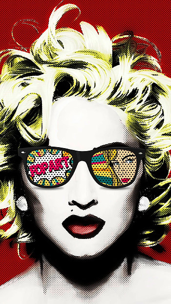 P O P, POP Art, Madona HD phone wallpaper