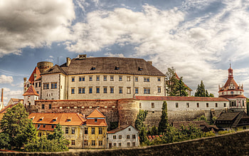 Cities, Trees, Lock, Building HD wallpaper