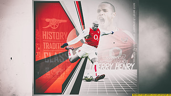 Thierry Henry, legend, arsenal, football HD wallpaper