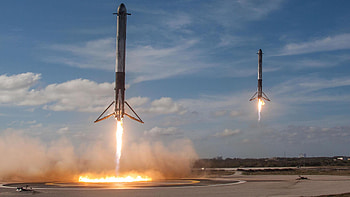 Falcon Heavy, Falcon Heavy HD wallpaper
