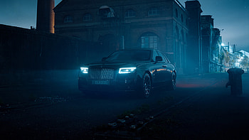 Rolls Royce, Car, Black, Badge, Ghost, Light 2022 Cars HD wallpaper