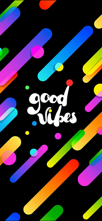 Good Vibes, colorful HD phone wallpaper