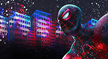 Spider Man Miles Morales 2020 New, spiderman, superheroes, artwork, artist, artstation HD wallpaper