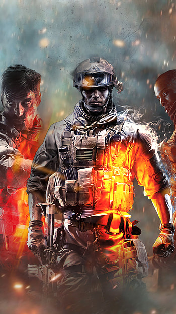 Battlefield 3, Explosive firefights, Diverse battlegrounds, Team-based strategy HD phone wallpaper