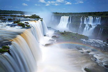 Argentina, Nature, , Iguazu Falls, Rainbow, Waterfall, Waterfalls HD wallpaper