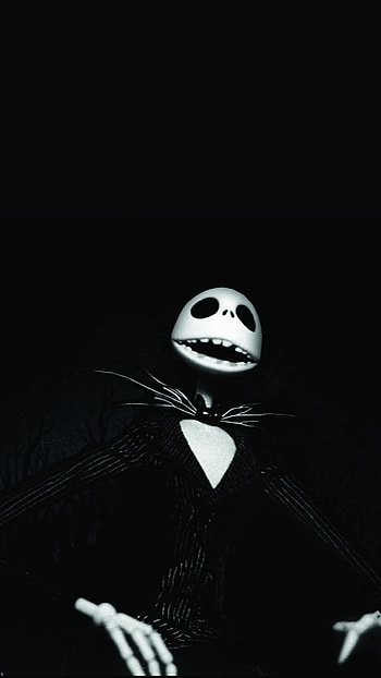 Jack Skellington Nightmare Before Christmas Black Android ... HD phone wallpaper