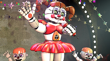 FNAF Sister Location Ultra – Animatronic Showtime Spectacle, Five Nights at Freddy's: Sister Location, Five Nights at Freddy's HD wallpaper