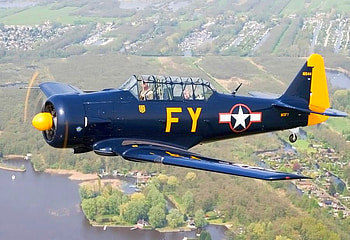 Blue Old Plane, cool HD wallpaper