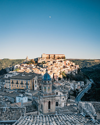 Cities, Architecture, Italy, City, Building, View From Above, Ragusa HD phone wallpaper