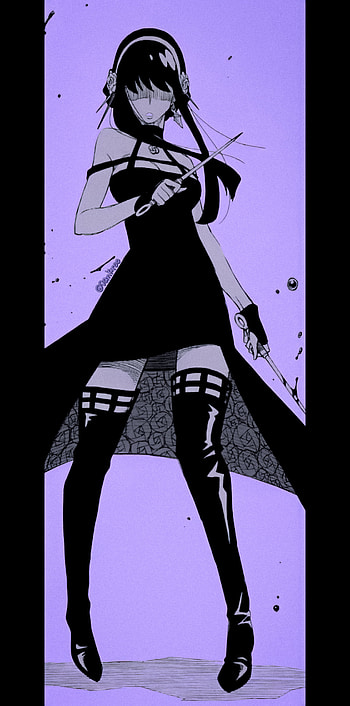 Yor Briar Spy X Family, Yorbriar, Anime, SpyxFamily, Morado HD phone wallpaper