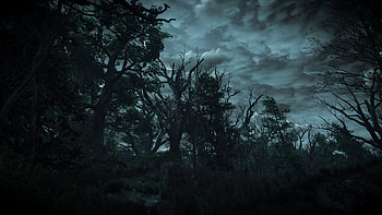 Gray Cloudy Sky, Witcher 3 inspiration, Video game aesthetic, Mystical allure HD wallpaper