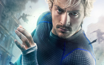 Aaron Taylor-Johnson, QuickSilver, Marvel Comics, Super-powered character HD wallpaper