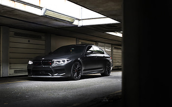 BMW M5, F90, black sedan, tuning F90, black matte M5, German cars, BMW HD wallpaper