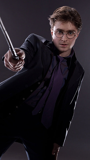 Harry Potter, Stick Pose HD phone wallpaper
