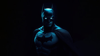 The Batman In A Dark, batman, superheroes, artwork, art, digital-art, ai, dark, black HD wallpaper