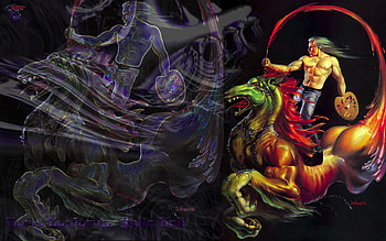 Bosiorus, abstact, fantasy, 3d, art HD wallpaper