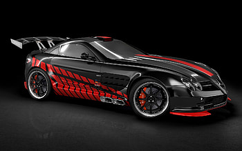 SLR Mclaren, slr, car, mclaren, studio shot HD wallpaper