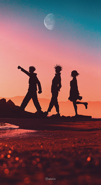 Jujutsu Highschool, nobara, sky, megumi, yuji, gojo, sukuna HD phone wallpaper