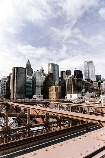 Cities, Architecture, City, Building, Bridge, Megalopolis, Megapolis, New York HD phone wallpaper