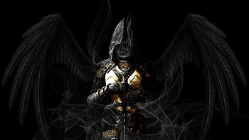 Angel And Demon HD wallpaper