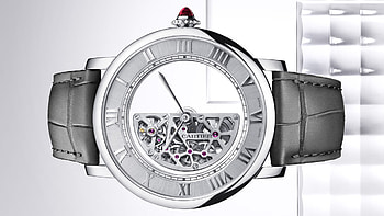 Cartier limited edition, Masse mystrieuse watch, Unique winding rotor HD wallpaper