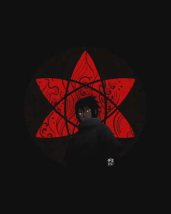 UCHIHA SASUKE, naruto, art, creative_arts HD phone wallpaper