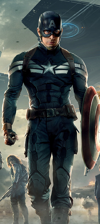 Winter Soldier, Captain America, Official movie stills, Thriller HD phone wallpaper