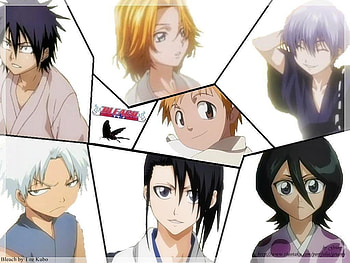 Bleach Kids, kids, toshiro, rangiku, rukia, gin, hisagi, kuchiki, bleach, byakuya HD wallpaper