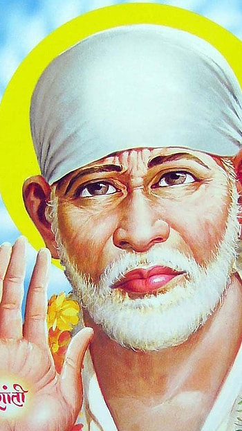 Sai Baba, blessing god HD phone wallpaper