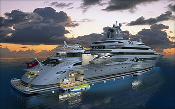 Luxury yacht, Top-tier elegance, Opulent lifestyle, Sophisticated design HD wallpaper
