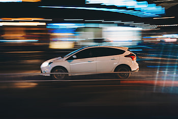 Night, Cars, Car, Side View, Speed HD wallpaper