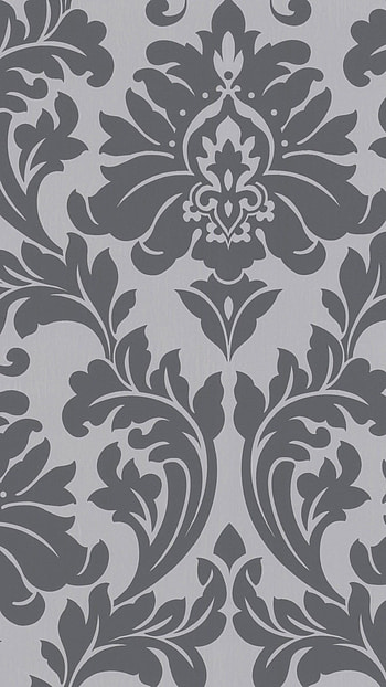 Damask, Grey HD phone wallpaper